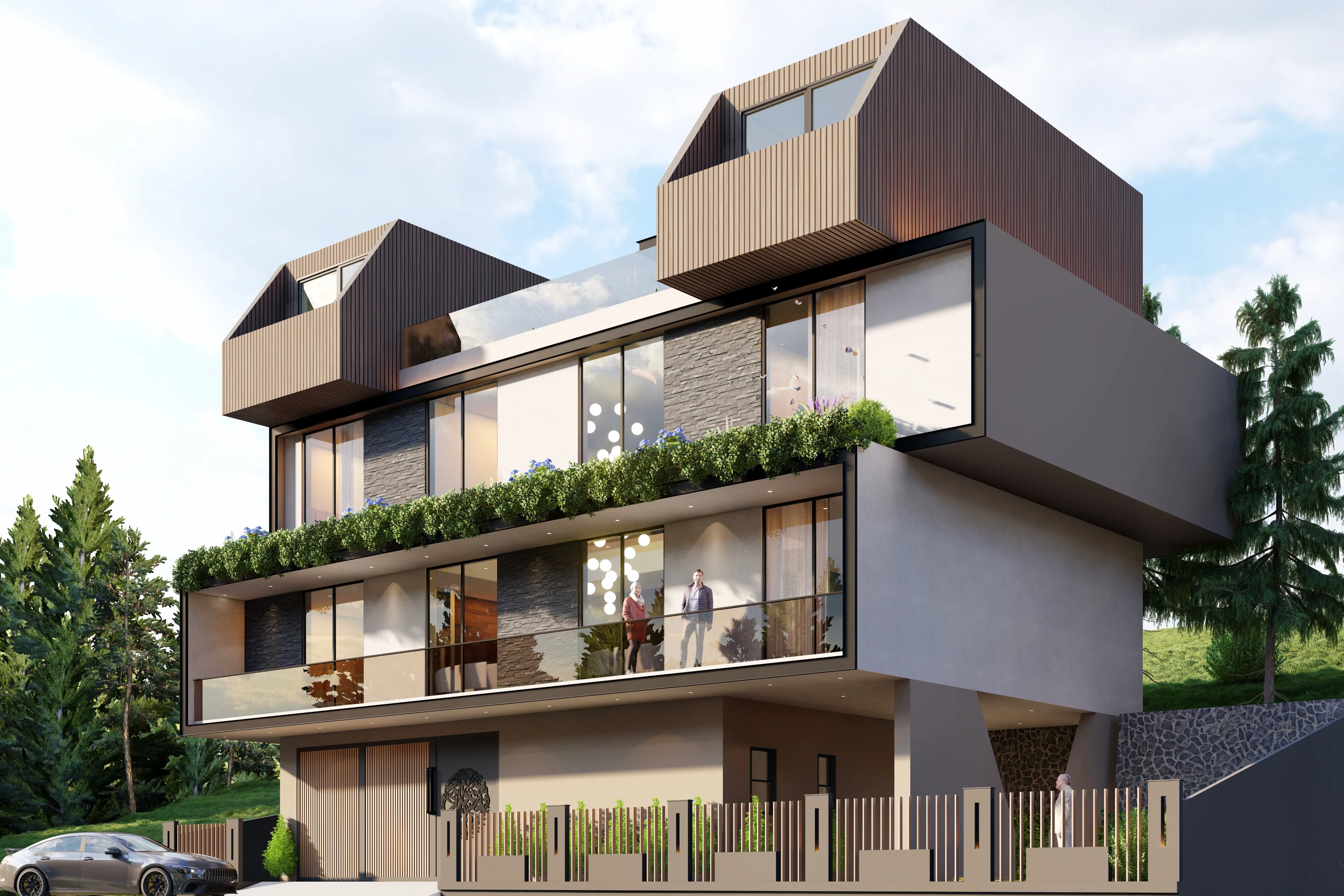 AJ Villa exterior view